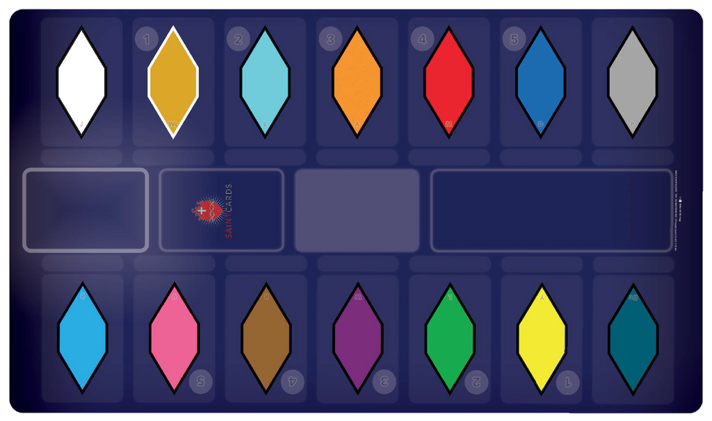 SaintCards: Official Deluxe Blue Game Mat