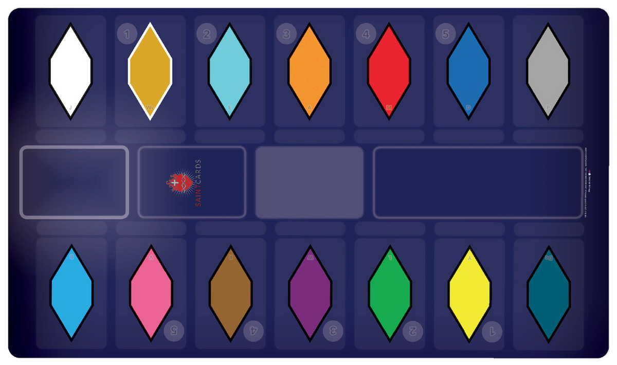 SaintCards: Official Deluxe Blue Game Mat
