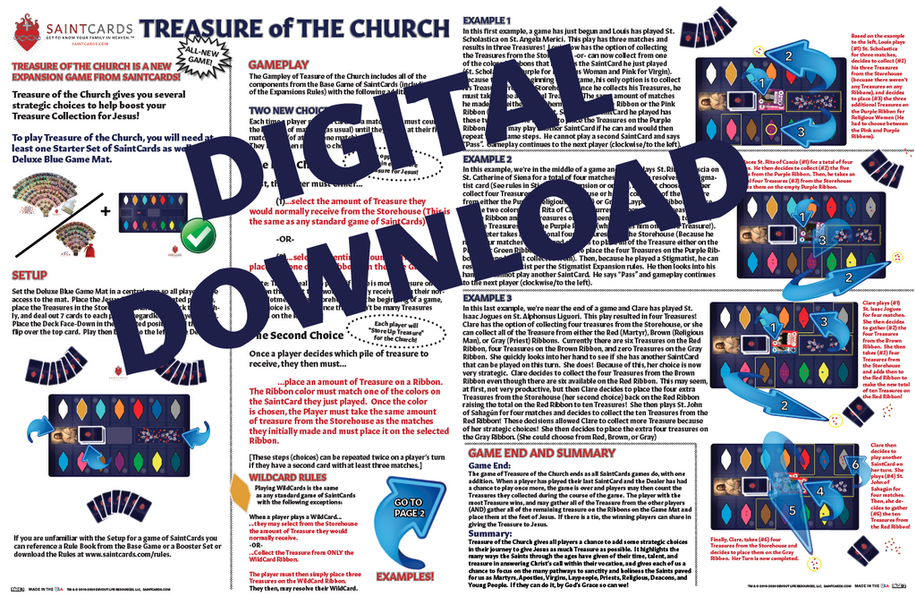 SaintCards: Treasure of the Church Expansion (Digital Download)